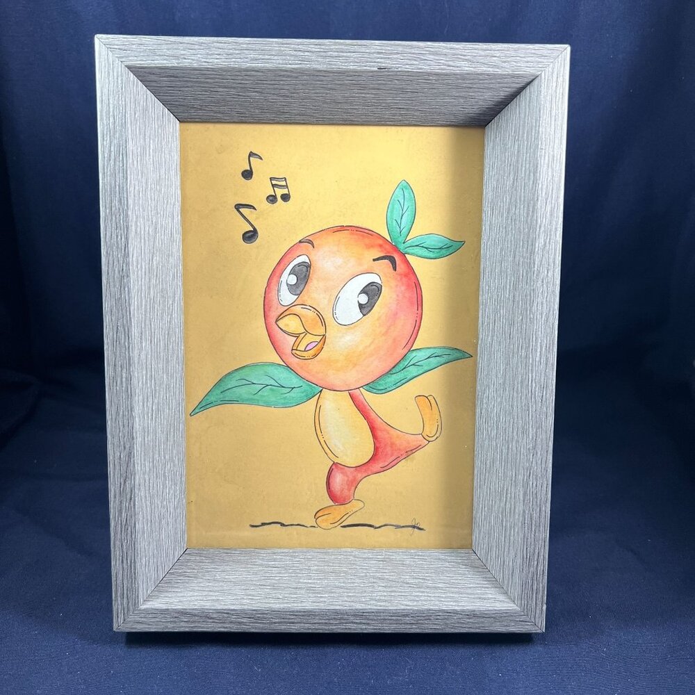 Disneys Orange Bird Framed Artwork By Jo